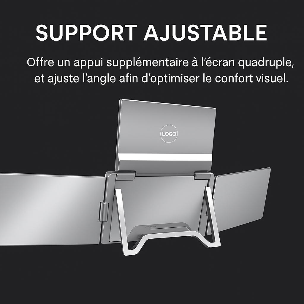 Ecran Triple 14'' - 16:9 - 1920*1200 - Full HD