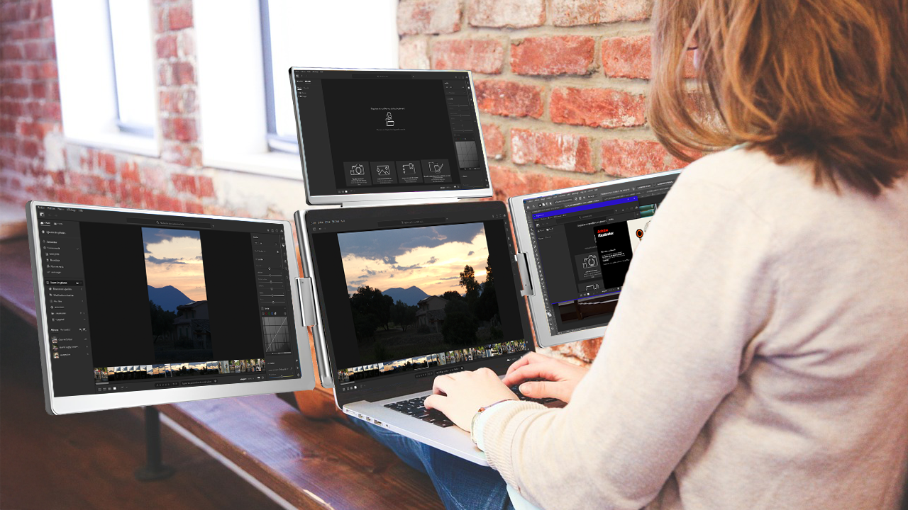 Ecran Triple 14'' - 16:9 - 1920*1200 - Full HD