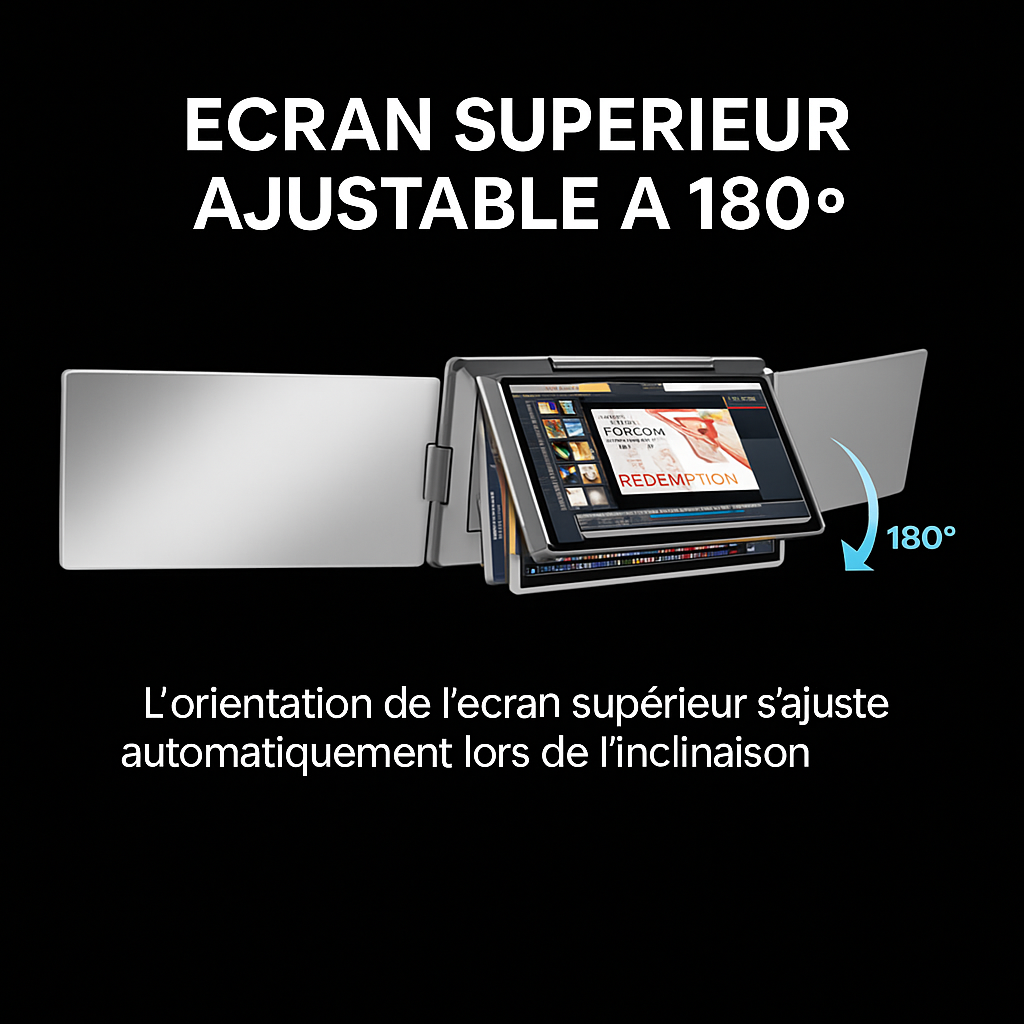 Ecran Triple 16'' - 16:9 - 1920*1200 - Full HD