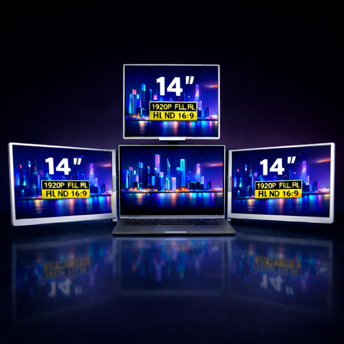 Ecran Trio 14'' - 16:10 - 1920*1200 - Full HD