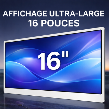 Ecran Trio 16'' - 16:9 - 1920*1200 - Full HD