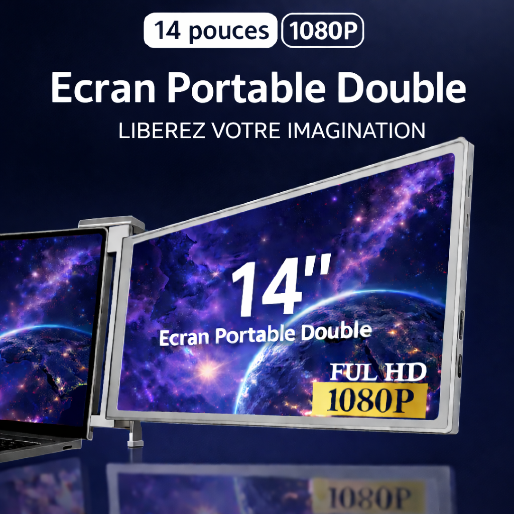 Ecran Mono 14'' - 16:9 - 1920*1200 - Full HD